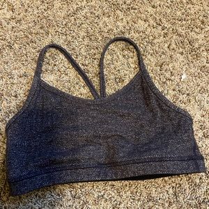 Lululemon grey sports bra size 4